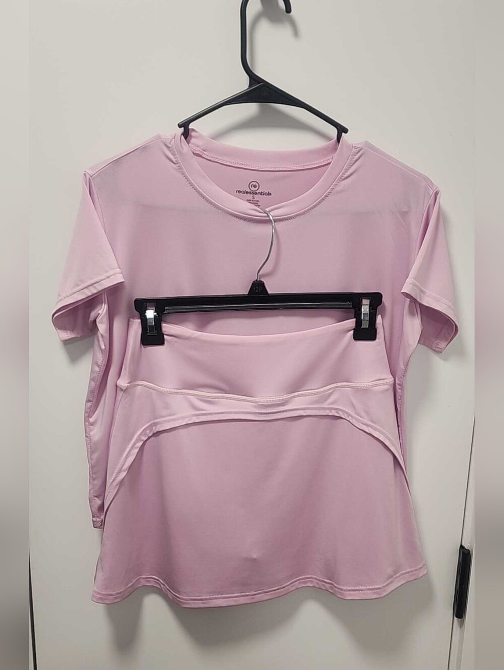 Women’s Light Pink Athletic Tee and Skort Set Size - Small